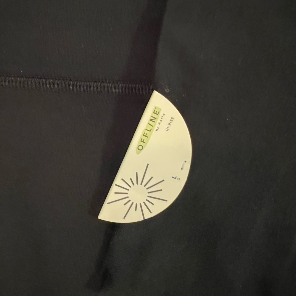 Black OFFLINE Aerie black leggings new with tags